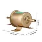 Electric Fuel Pump 12V HEP-02A Universal 4-7 PSI Gas Diesel Inline Low Pressure — photo 2