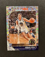 2019-20 NBA Hoops Premium Stock Jordan Poole Laser Prizm #223 RC