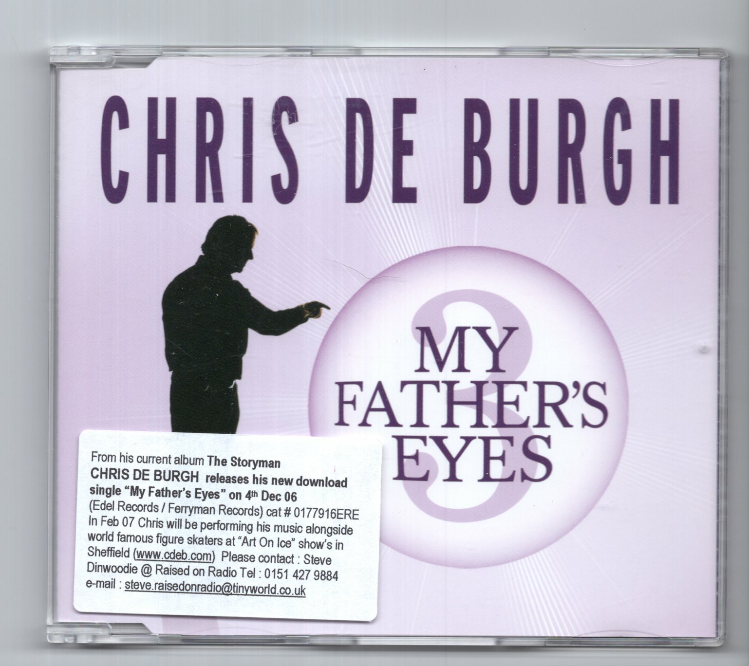 (IY638) Chris De Burgh, My Father's Eyes - 2006 CD