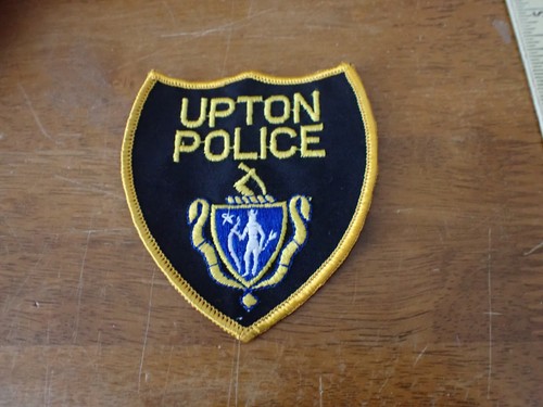 UPTON MASSACHUSETTS collectible OBSOLETE shoulder PATCH BX 14#15