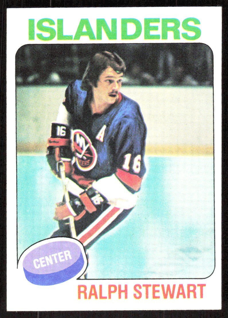 1975-76 8431A Topps Ralph Stewart New York Islanders #182