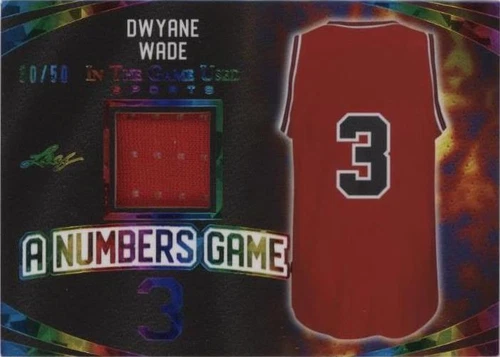 2024 Leaf in the Game Used Sports - Dwyane Wade #ANG-14