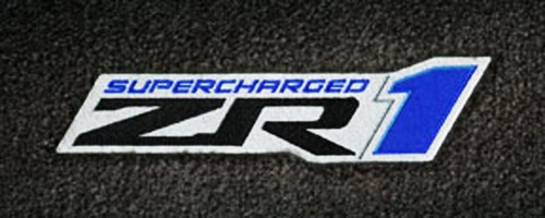 NEW! Black Front Floor mats 2008 - 2012 C6 Corvette Embroidered ZR1 Pair - Picture 10 of 12