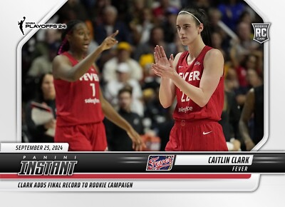 #ad 2024 25 Panini Instant WNBA Caitlin Clark #236 11552 RC $45.00