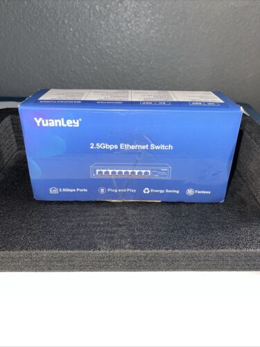 NEW! Original Seals Yuanley 8 Port 2.5gbps Ethernet Switch YS25-0801.