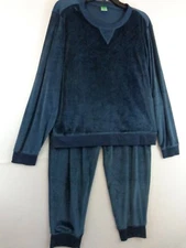 Honeydew Women's Super Soft Fleece Lounge Set Jogger Pants & Shirt Sz XL Blue