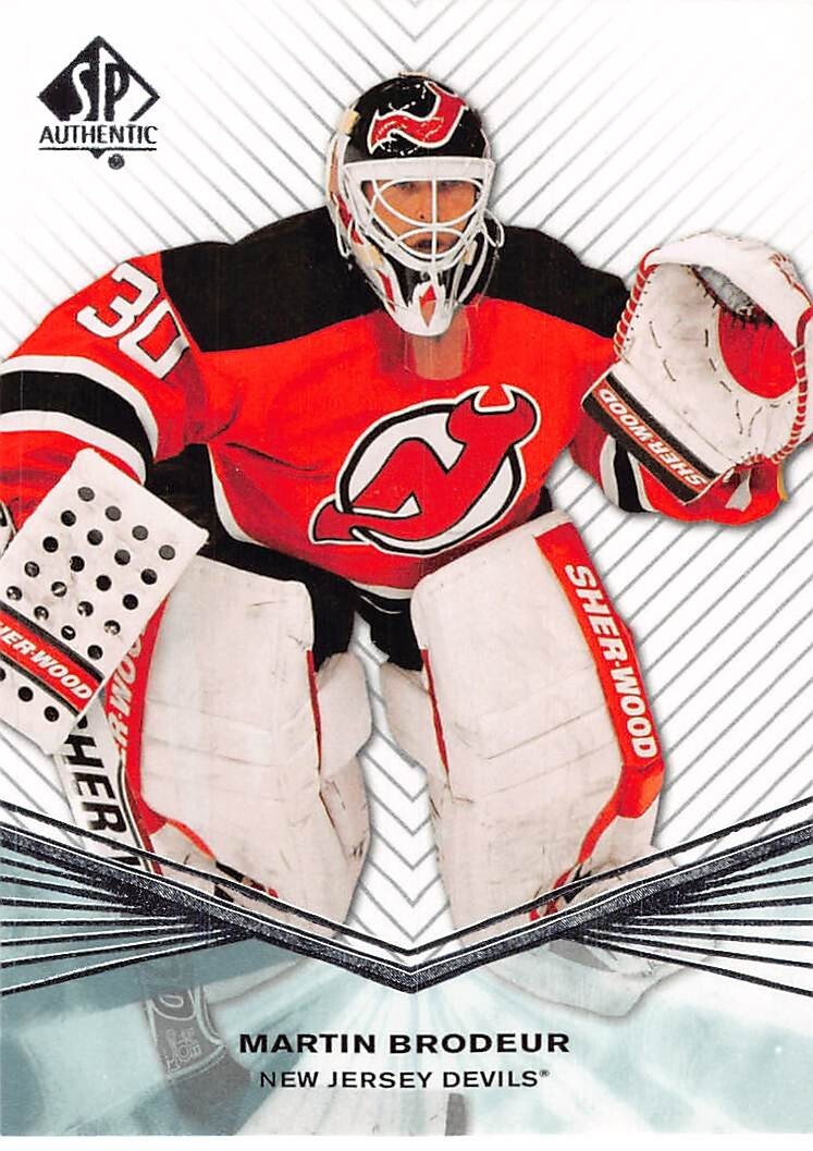 2011-12 SP Authentic Hockey Martin Brodeur #33 NM/MT NEW JERSEY DEVILS