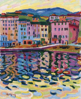 Auguste Herbin : Quai du Port de Bastia : 1907 : Archival Quality Art Print