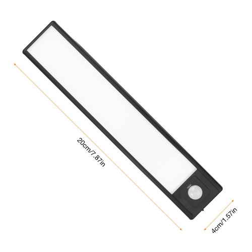 LED Motion Sensor Under Cabinet Closet Light USB Rechargeable Kitchen Lamp Strip - Picture 7 of 12