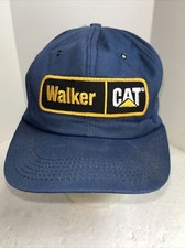 Walker Cat Hat Patch Snapback Caterpillar Ton Made In USA. Vintage Tag READ ALL