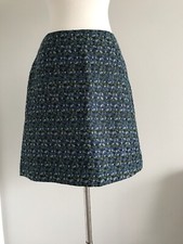 ANNA SUI ZIP BACK CLOSURE LINED SKIRT SIZE 40 MADE IN ITALY