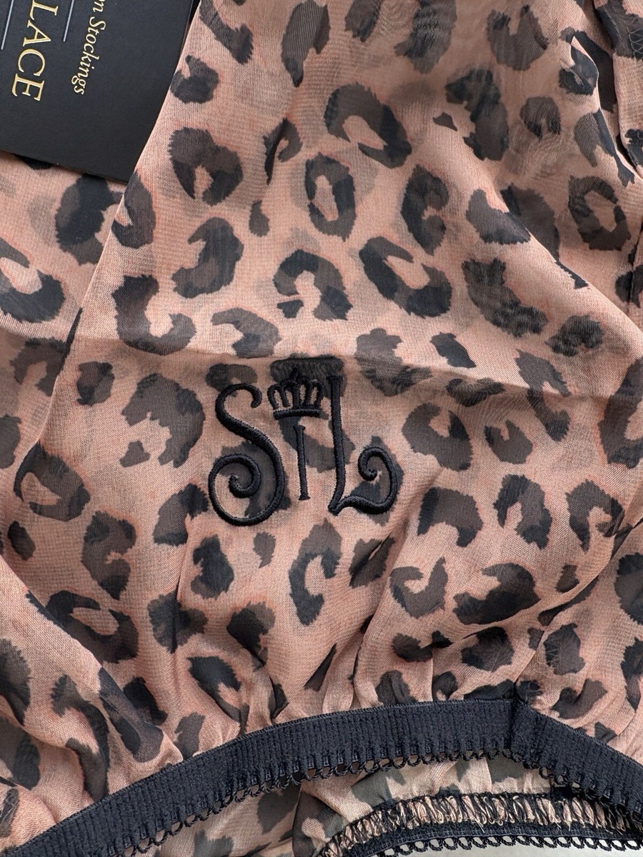 Empress Chiffon Leopard Print by Secrets In Lace Ladies Panties S