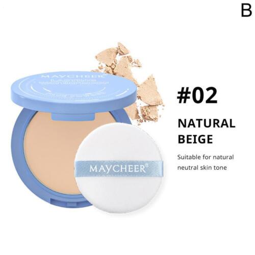 Whitening Pressed Powder Waterproof Oil Control Concealer 3 Colors Powder E F9Z8 - Picture 3 of 17