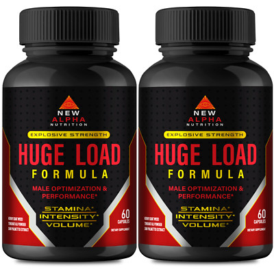 (2 Pack) Huge Load Male Capsules - HugeLoad Men Health Supplement Pills