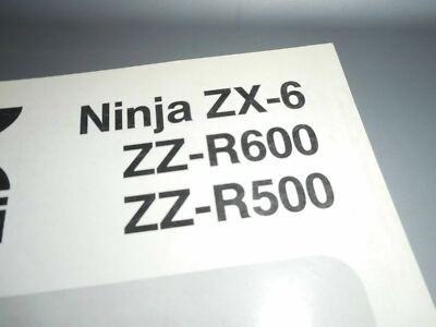 Kawasaki Ninja ZX-6/ ZZ-R600/ ZZ-R500 1993 Servie Manual