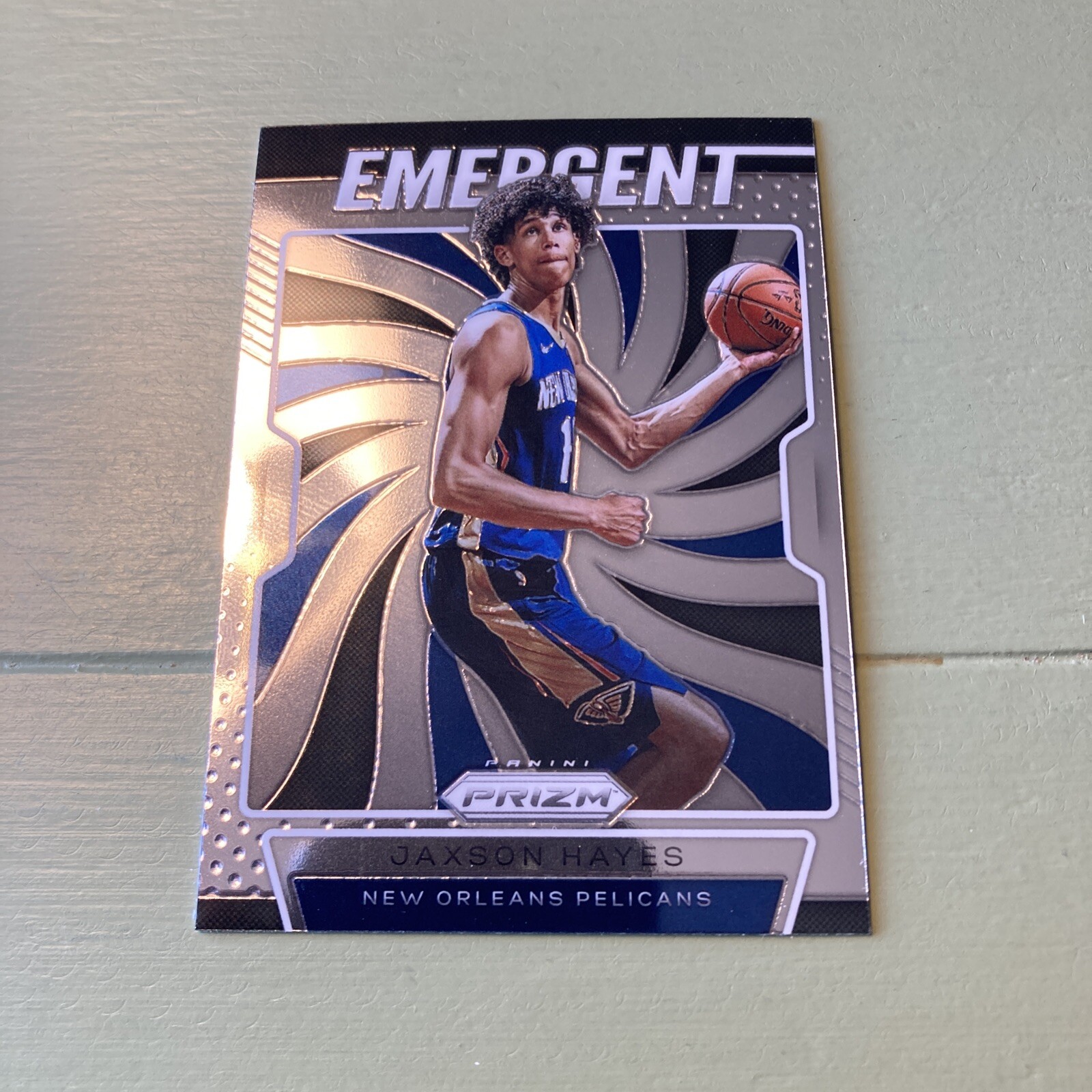2019-20 Panini Prizm JAXSON HAYES Emergent Silver Rookie Card RC #11 Pelicans