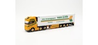 Herpa 315456 Volvo Fh Gl. Xl 2020 6X2 KüHlkoffer-Sattelzug Van Lith