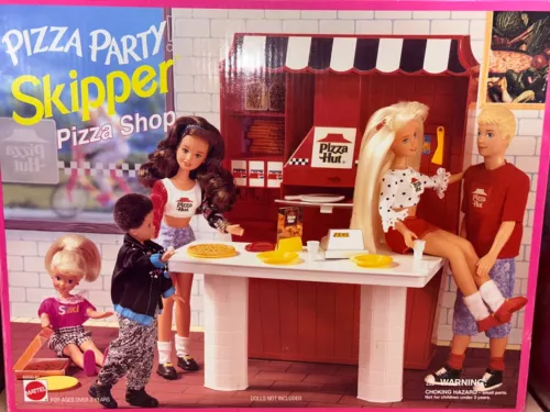 Barbie “Skipper Pizza Party” 1994 vintage #65033-91 *NUEVA EN CAJA/SELLADA DE FÁBRICA*