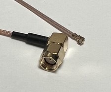 RP-SMA Male Angle to uFL/u.FL/IPX WiFi RG178 Coaxial Cable Pick Length USA