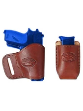 NEW Barsony Burgundy Leather Yaqui Holster + Mag Pouch Bersa Colt Mini 22 25 380