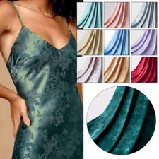 Floral Jacquard Satin Brocade Fabric for Sewing Dress Chinese Cheongsam Fabric
