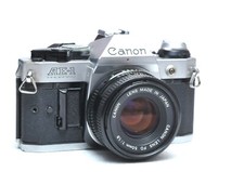 Canon AE-1 Program 35mm Film Camera w/ FD 50mm 1:1.8 Lens 796