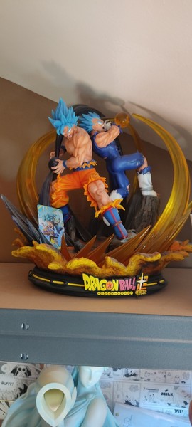 F4 Studio  Goku Y Vegeta Blue Resina Dragon Ball Z