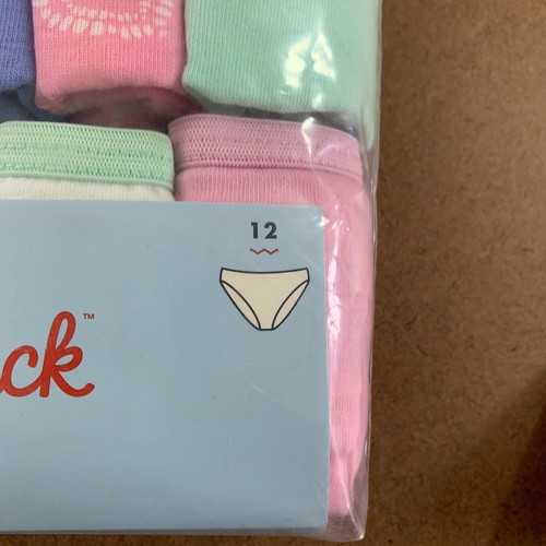 Cat & Jack Girls Size 12 Multi-Color Cotton Bikini Underwear 11 Pack NWT - Picture 4 of 5