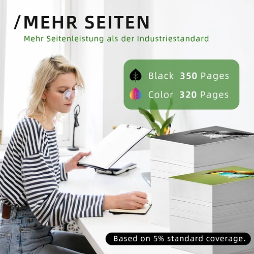 Druckerpatronen PG-545 CL-546 XL für Canon Pixma TS 3150 3450 3350 MG2550 2450 - Bild 3 von 12