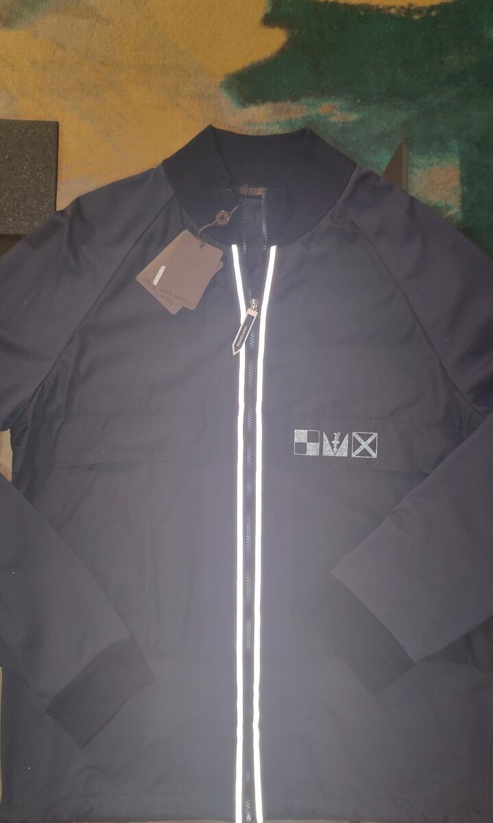 Louis Vuitton Men's Navy Blue LV America's Cup exclusive Zip Louis Vuitton Men's Navy Blue LV America's Cup exclusive Zip
