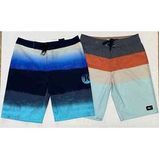 Pair Hurley Phantom O'neill Size 28 Board Shorts Pre owned 958A