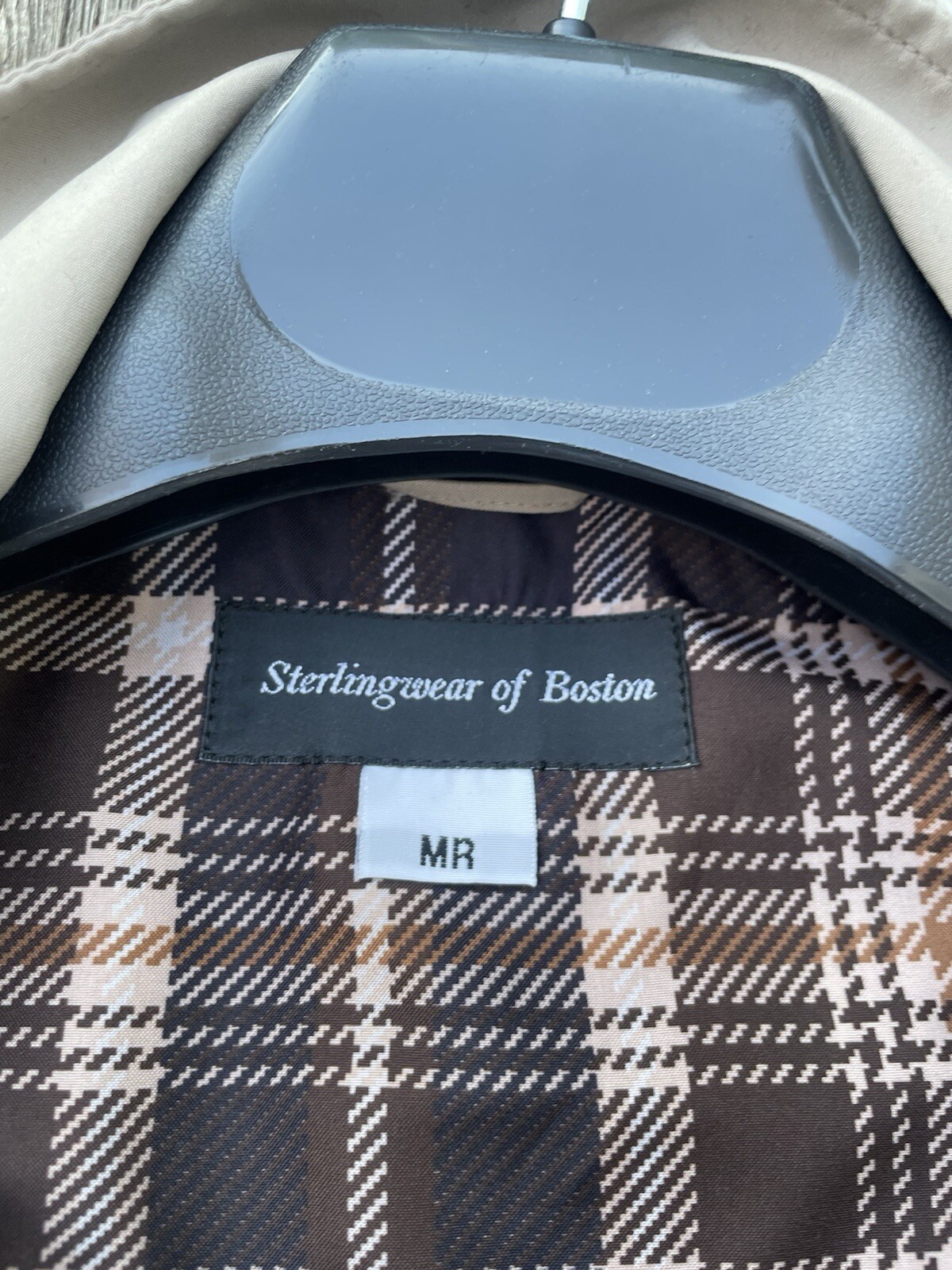 Vintage Sterlingwear of Boston Flannel Lined Medium Regular Jacket Khaki  New