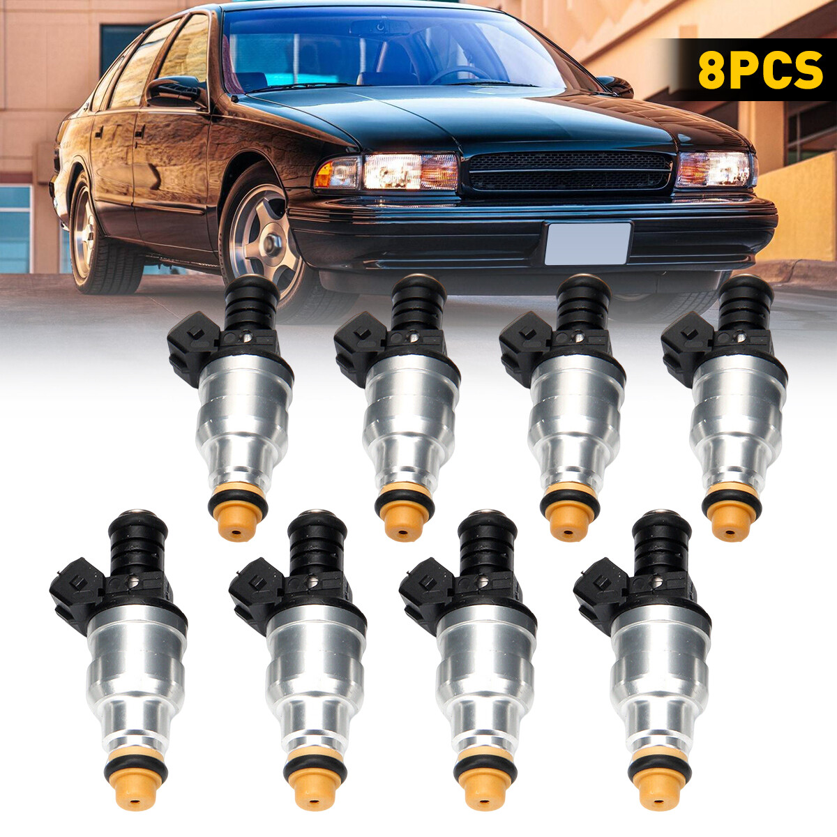 8PCS Fuel Injectors for Mustang Ford GT Cobra Replaces 0280150558, OE# 800-1152N