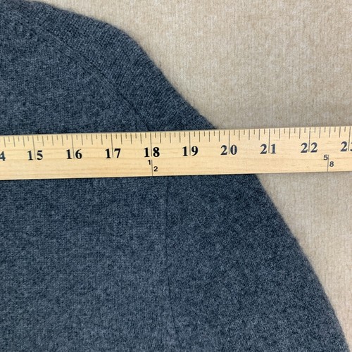 Polo Ralph Lauren Hombre Suéter XL Gris Lana Cachemira Mezcla Cuello en V Pulóver Tejido - Imagen 6 de 9