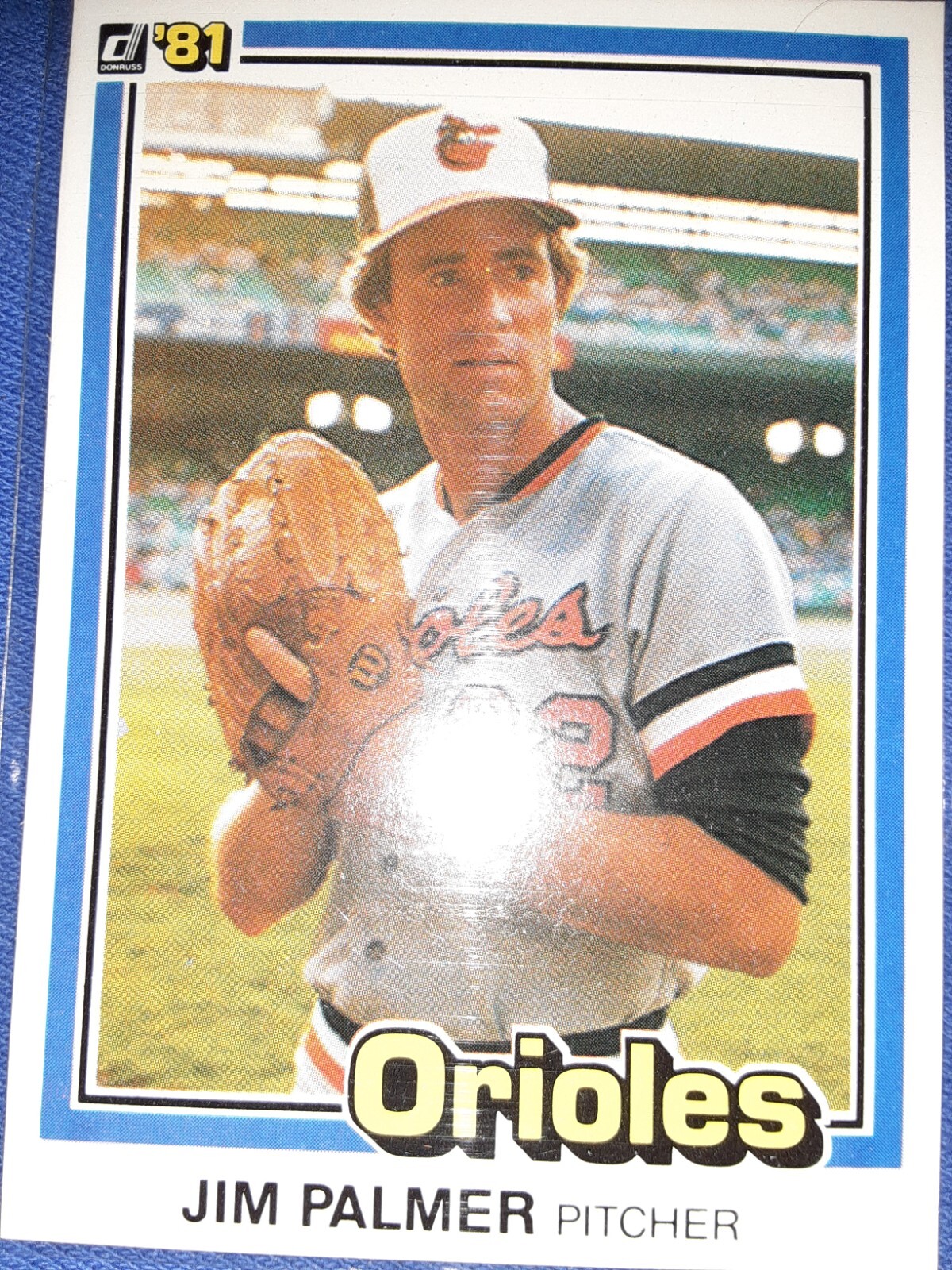 1981 Donruss  Jim Palmer  #353 Baltimore Orioles FREE SHIPPING MVP HOF MLB MINT