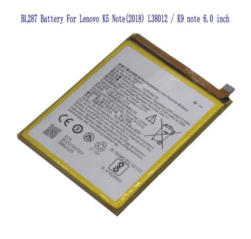 Bateria do Lenovo K9 Note BL287 3.8V 3400mAh - Zdjęcie 3 z 5
