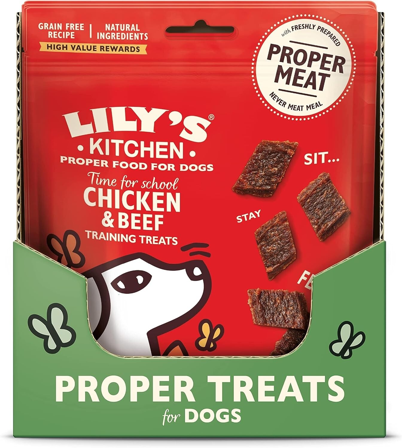 Lily's Kitchen Dog Natural Treats Adult Chicken & Beef Training treats 8 x 70g