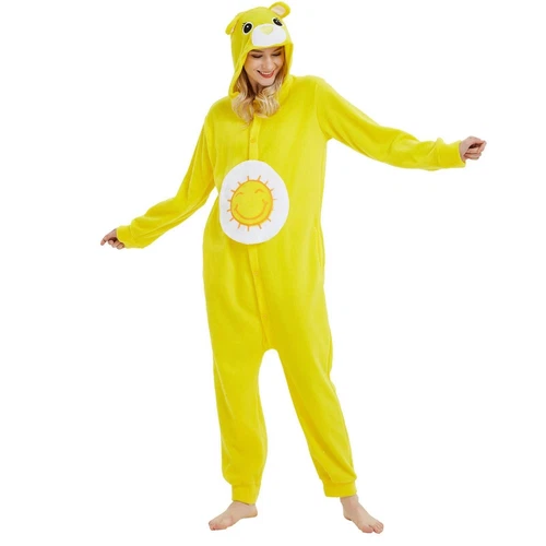 Glücksbärchi Tier-Kostüme Karneval Fasching Onesie Jumpsuit Einteiler Overall - Bild 12 von 21