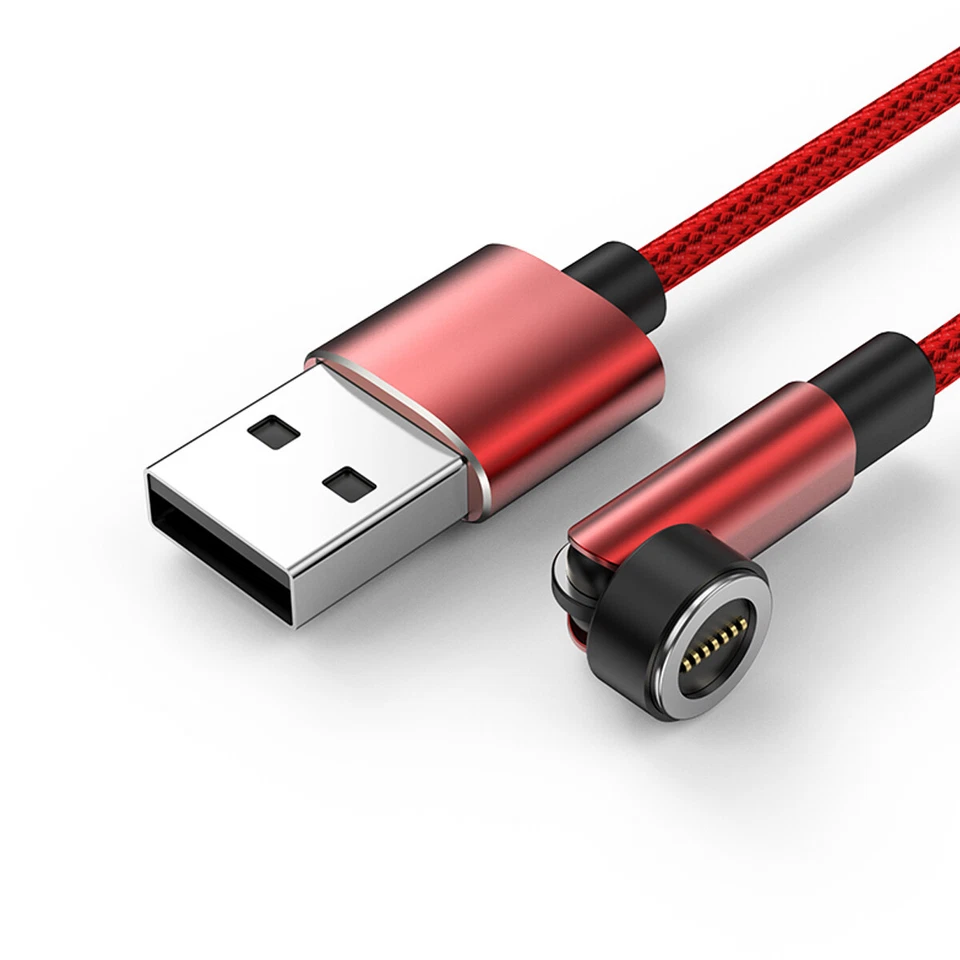 Магнитный кабель зарядного устройства для телефона 3A. 360 ° вращать для Micro USB/тип C/и iPhone порт - Изображение 2 из 4