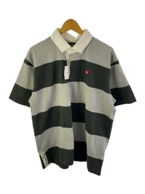 HUMAN MADE RUGBY S/S SHIRT/SizeL/Cotton/GRY/Striped Used | eBay HUMAN MADE RUGBY S/S SHIRT/SizeL/Cotton/GRY/Striped Used | eBay