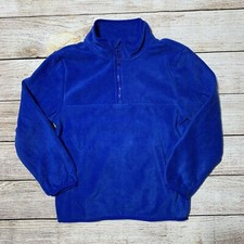 Wonder Nation Boys 1/2 Zip Blue Fleece Pullover Size M 8 . NWT W/ Pockets