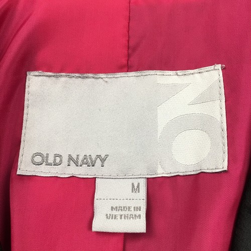 Old Navy Womens Blazer Sz M Black 2 Button 3/4 Sleeves Notched Collar NWOT - Picture 7 of 10