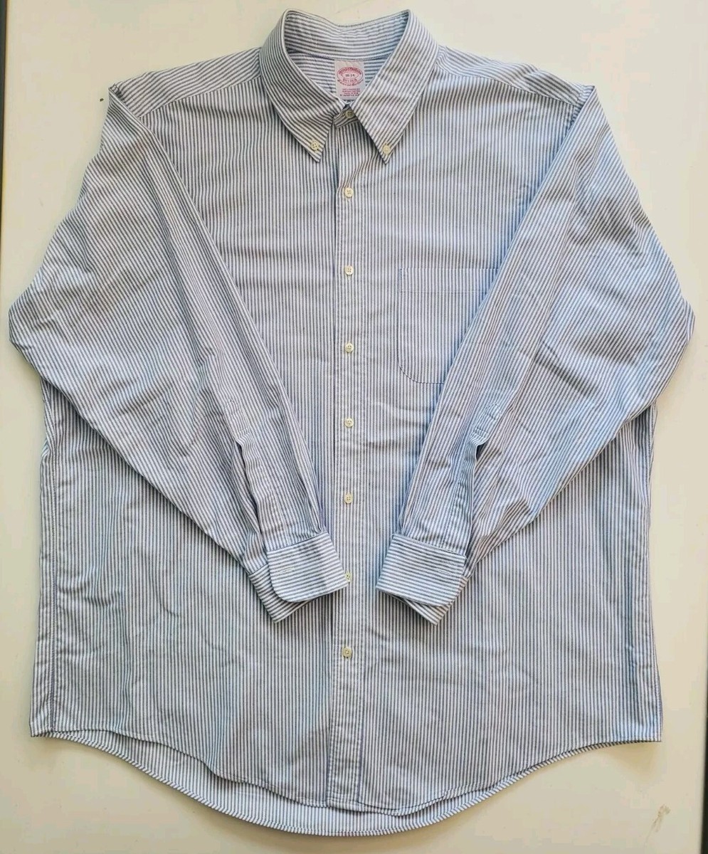 Brooks Brothers oxford shirts 1818 シャツ Vtg Brooks Brothers 1818 University Striped Oxford Men OCBD