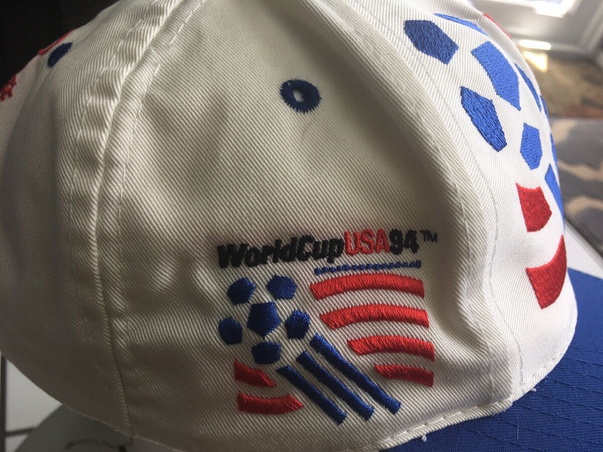 CAP HAT SOCCER WORLD CUP USA 1994 - OSFA- 1991 EMBROIDERED CAP HAT SOCCER WORLD CUP USA 1994 - OSFA- 1991 EMBROIDERED
