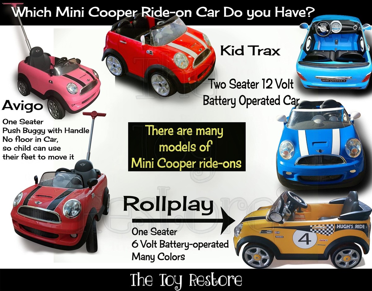 Toys R 6v Mini Cooper Ride On Push Buggy Avigo Mini Cooper 6v MINI