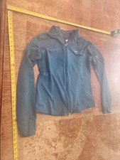 Nike Full Zip Hoodie Youth Girls L 12-14 Teal Green Long Sleeve S142