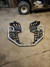 2004 2009 AC PRO  YFZ 450Nerf Bars Pro Peg Black Bar With Black Nets