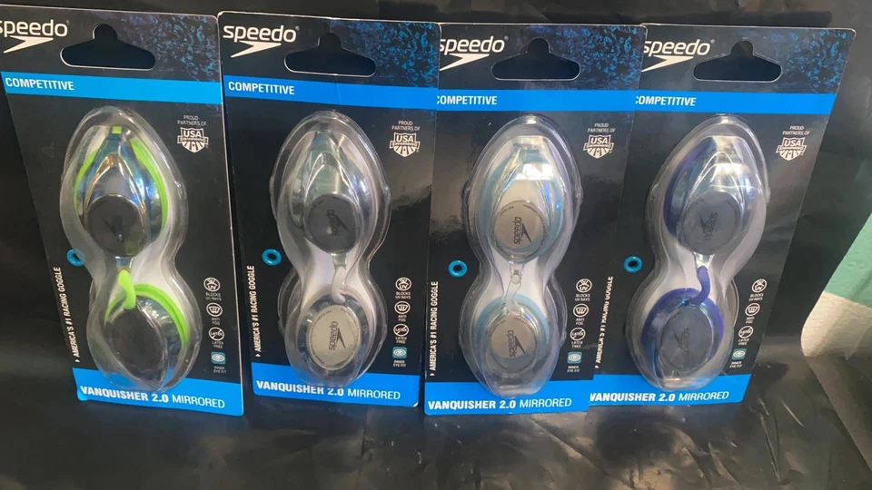 New Speedo Vanquisher 2.0 Racing Goggle, choose color~~~ sealed