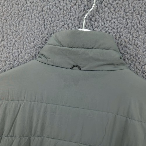 TIMBERLAND Jacket Mens S Small Puffer Grey Quilted Insulated Full Zip - Picture 8 of 12