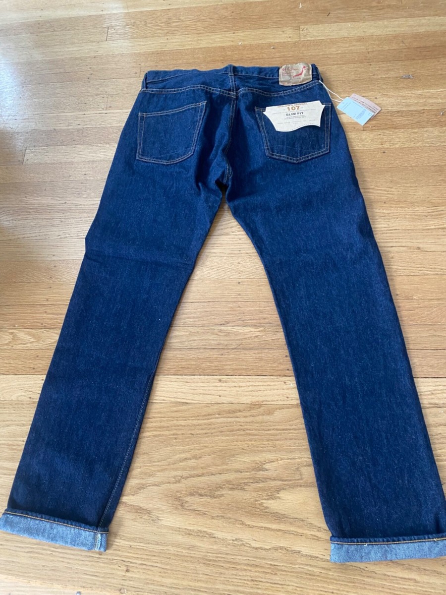 SALE 【試着のみ美品】 orslow 107 size1(S) orSlow 107 denim jeans straight Size 1 [Used Excellent